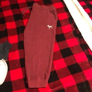 Pink from VS crop sweats